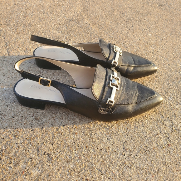 Marc Fisher Black Shoes sz 7.5 - Picture 2 of 5